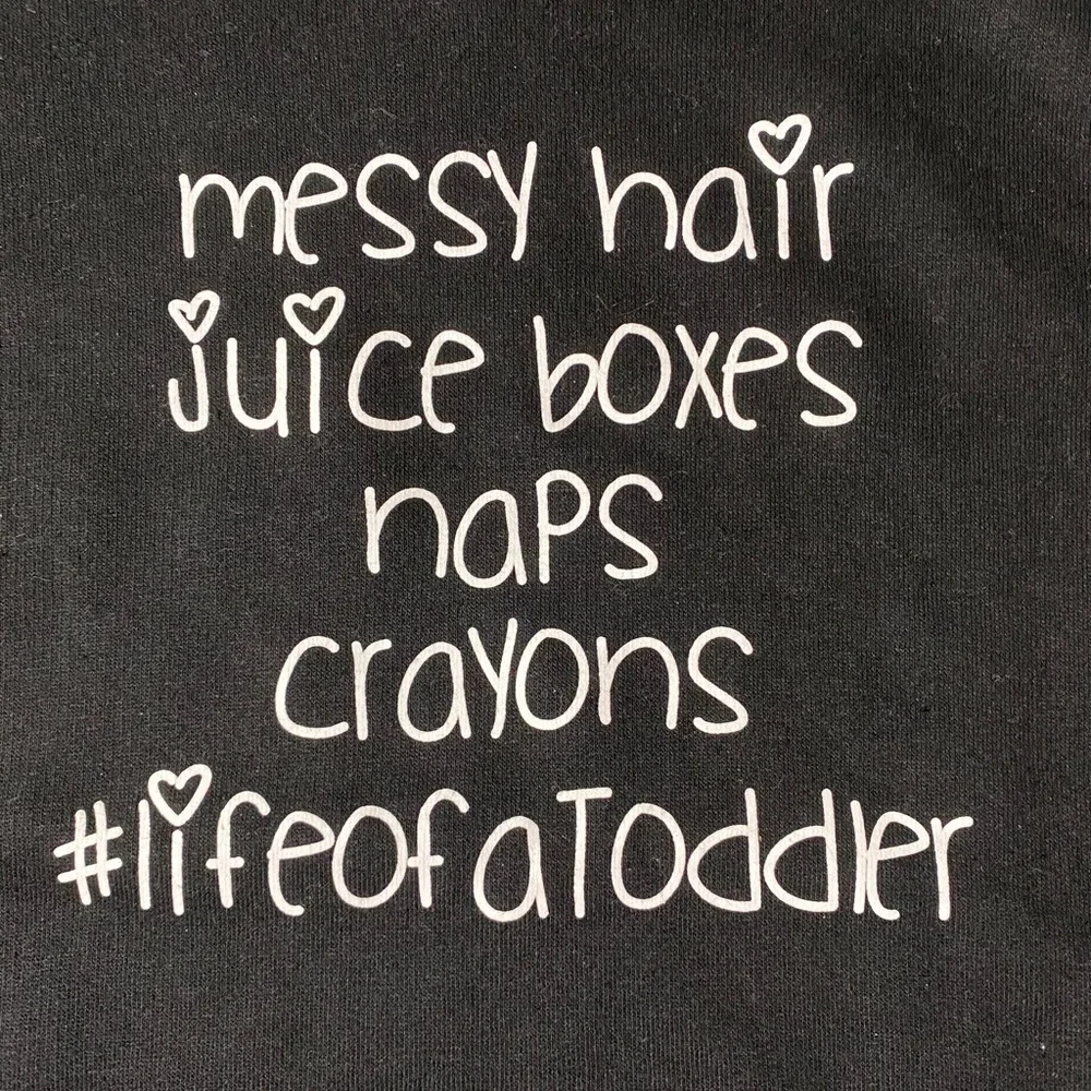Life of a Toddler Hoodie - Black - Picture 2 of 3